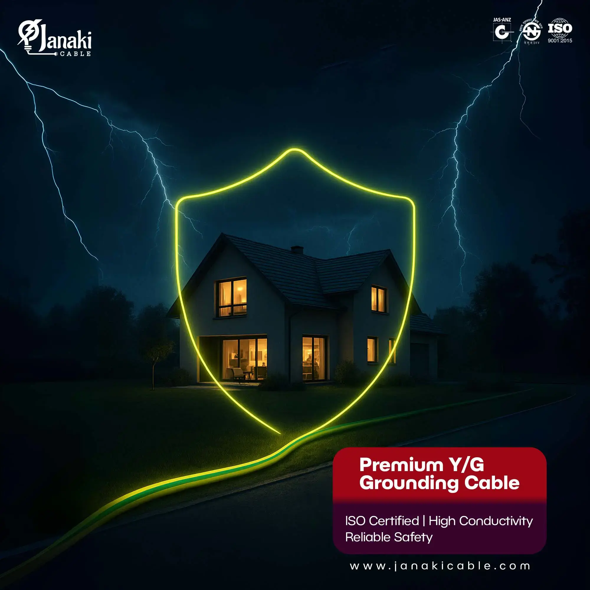 YG Grounding Cable By Janaki Cable Industries in Nepal